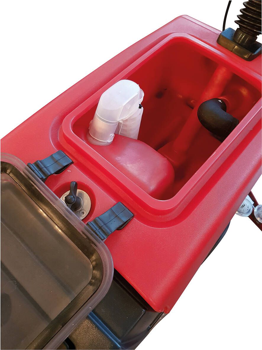 Cleanfix RA501 E Scheuersaugmaschine Motorschutz mit Schwimmersystem