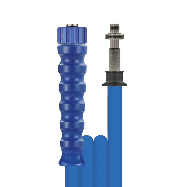 2SC DN08 400 bar 10 M. DKO 22x1,5 : Steckn.11 mmGewickelte Decke. Armaturen kpl. aus Edelstahl