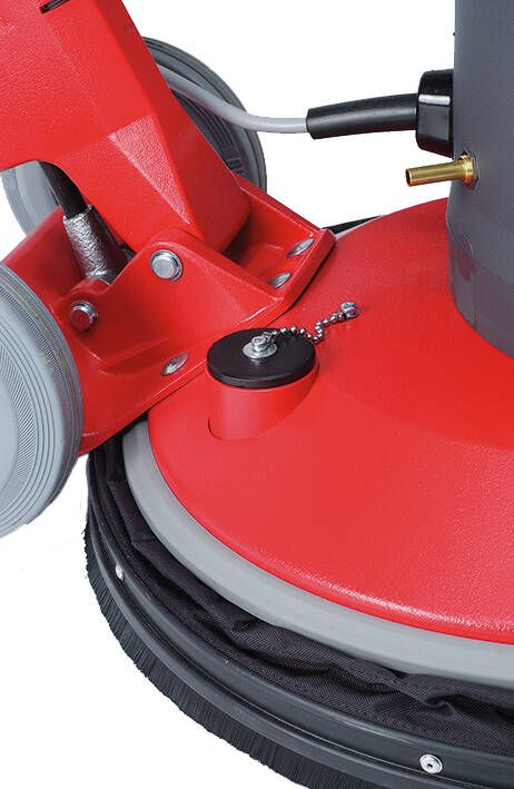 Cleanfix R44-120 Einscheibenmaschine Detail Absaugung
