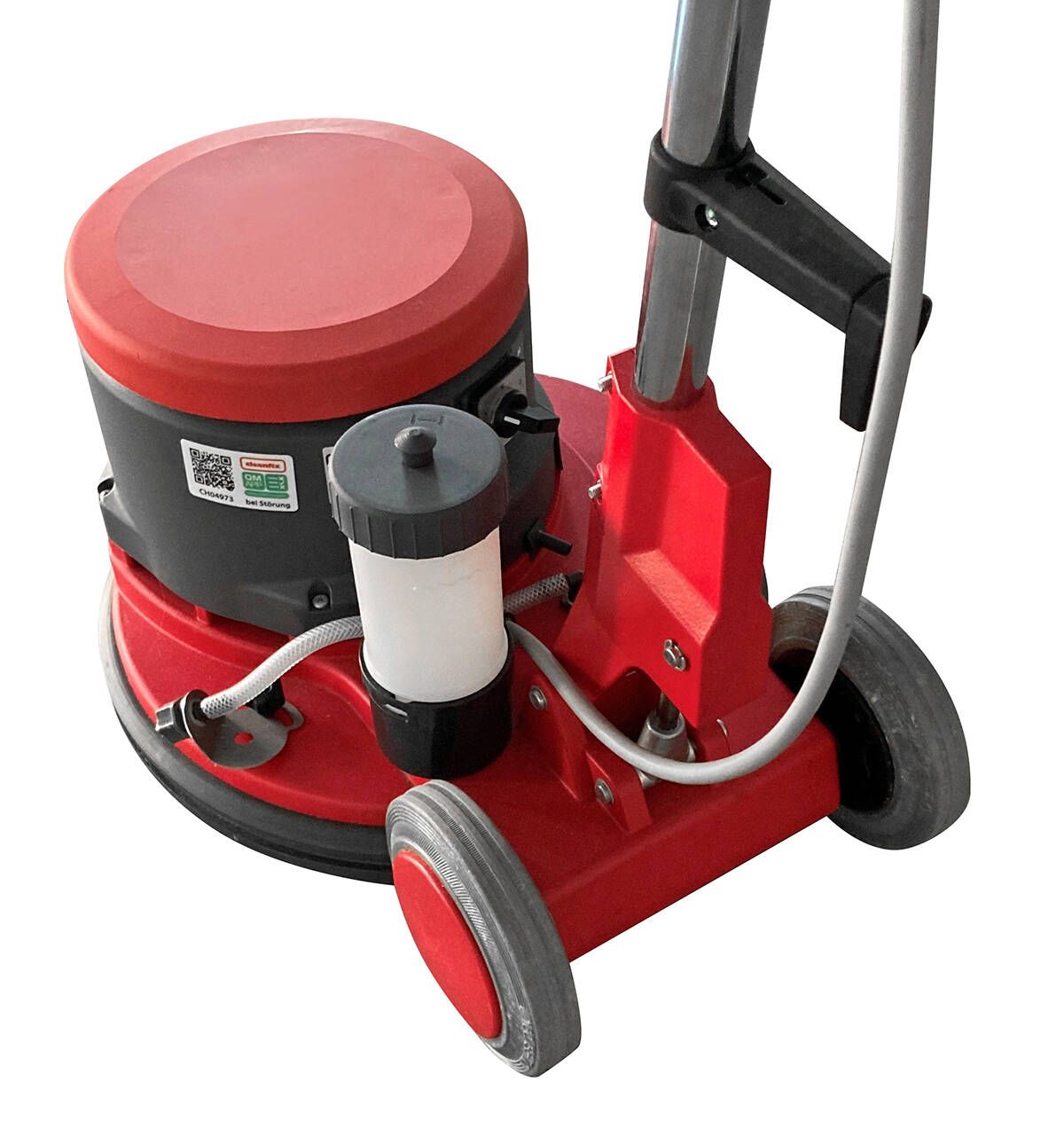 Cleanfix DUO-Speed Spray Einscheibenmaschine Sprayeinheit Seitenansicht