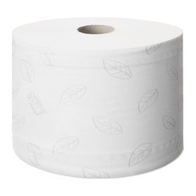 Einzelne Rolle Tork SmartOne® Toilettenpapier T8, weiss, 2-lagig