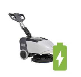 Nilfisk SC351 komplett 12V Blei-Batterie handgeführte Scheuersaugmaschine mit Akku-Symbol