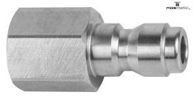 Mosmatic Raccord mâle ø12 G1/4" (femelle) SW17 NW6 en acier inoxydable