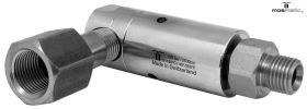 Mosmatic Drehgelenk-90° ø25, Keramik/rostfrei DXL-06-90° G3/8"F G1/4"M