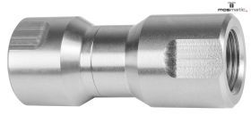 Mosmatic Rückschlagventil ca. 0.1 bar, INOX RSVI G1/4"-F G1/4"-F