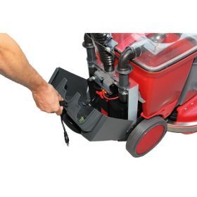 Cleanfix RA395 IBC Scheuersaugmaschine Zugang zur Batterie