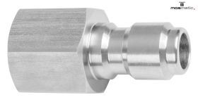 Mosmatic Raccord mâle ø15 G3/8" (femelle) SW22 NW9 en acier inoxydable