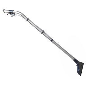 CLEANFIX Adattatore per tappeti 1 ugello, 23 cm, con tubo flessibile in acciaio cromato