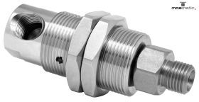Mosmatic Drehgelenk-90° m.Schottgewinde, Keramik/rf DXG-06-90° G1/4"F G1/4"M