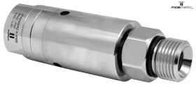 Mosmatic Drehgelenk ø25, Keramik/rostfrei DXLS-06 G1/4"F G3/8"M60°